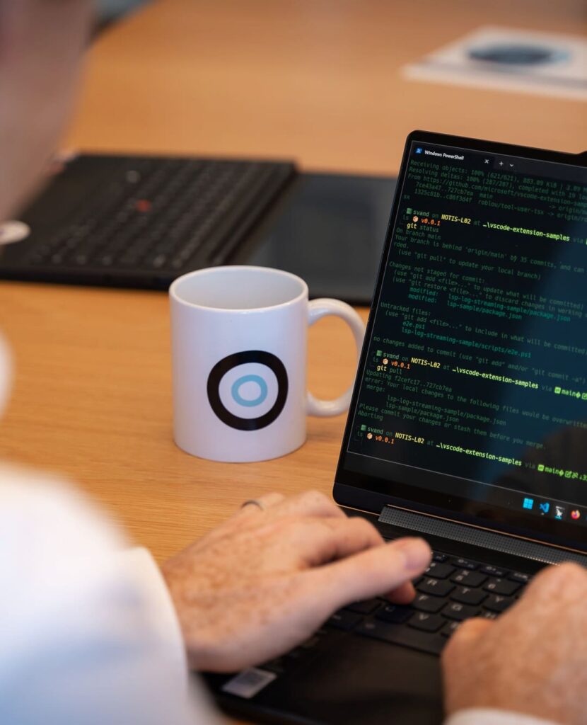 Person conducting managed endpoint services in perth